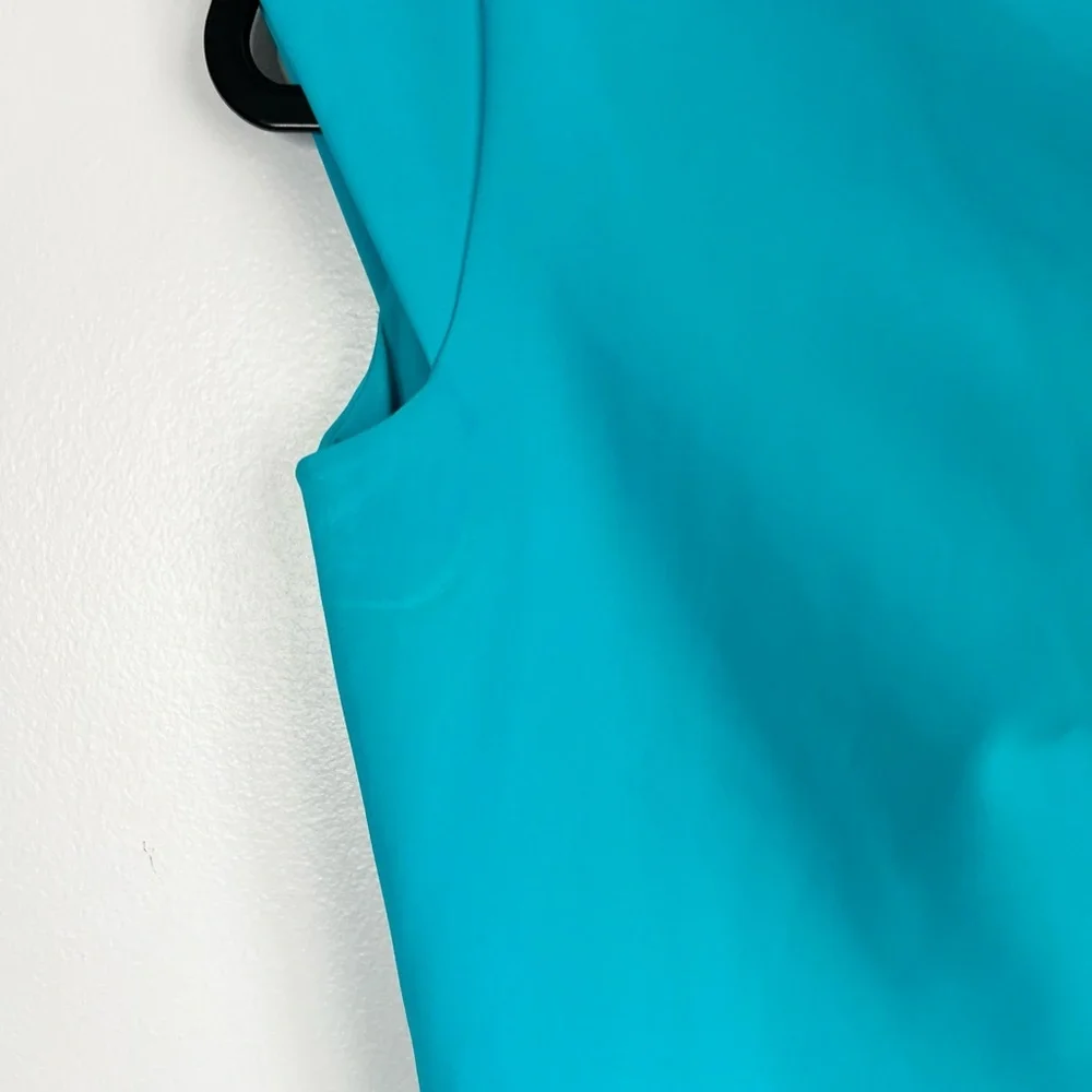 Chiara Boni Size 40 • Bright Blue Sheath Dress. - Picture 3 of 5